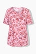 Painted Rose Print Short Sleeve Tee