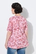 Painted Rose Print Short Sleeve Tee