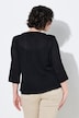 Bluse, A-Linie, geraffter V-Ausschnitt, 3/4-Arm