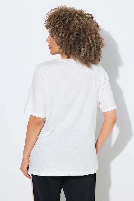 T-Shirt, Katze, Oversized, Rundhals, Halbarm