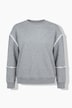 Sweater, Häkel-Details, Classic, Rundhals, Halbarm