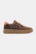 Leder-Sneaker, Tamaris Comfort, Animal, Wechselfußbett