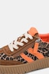 Leder-Sneaker, Tamaris Comfort, Animal, Wechselfußbett