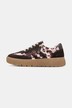 Leder-Sneaker, Tamaris Comfort, Animal, Wechselfußbett