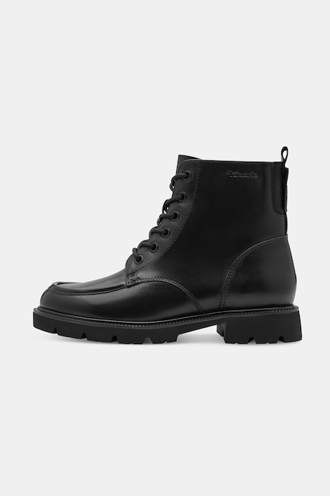 Bottines en cuir Tamaris Comfort, matière extensible - Wide Fit (pied large)