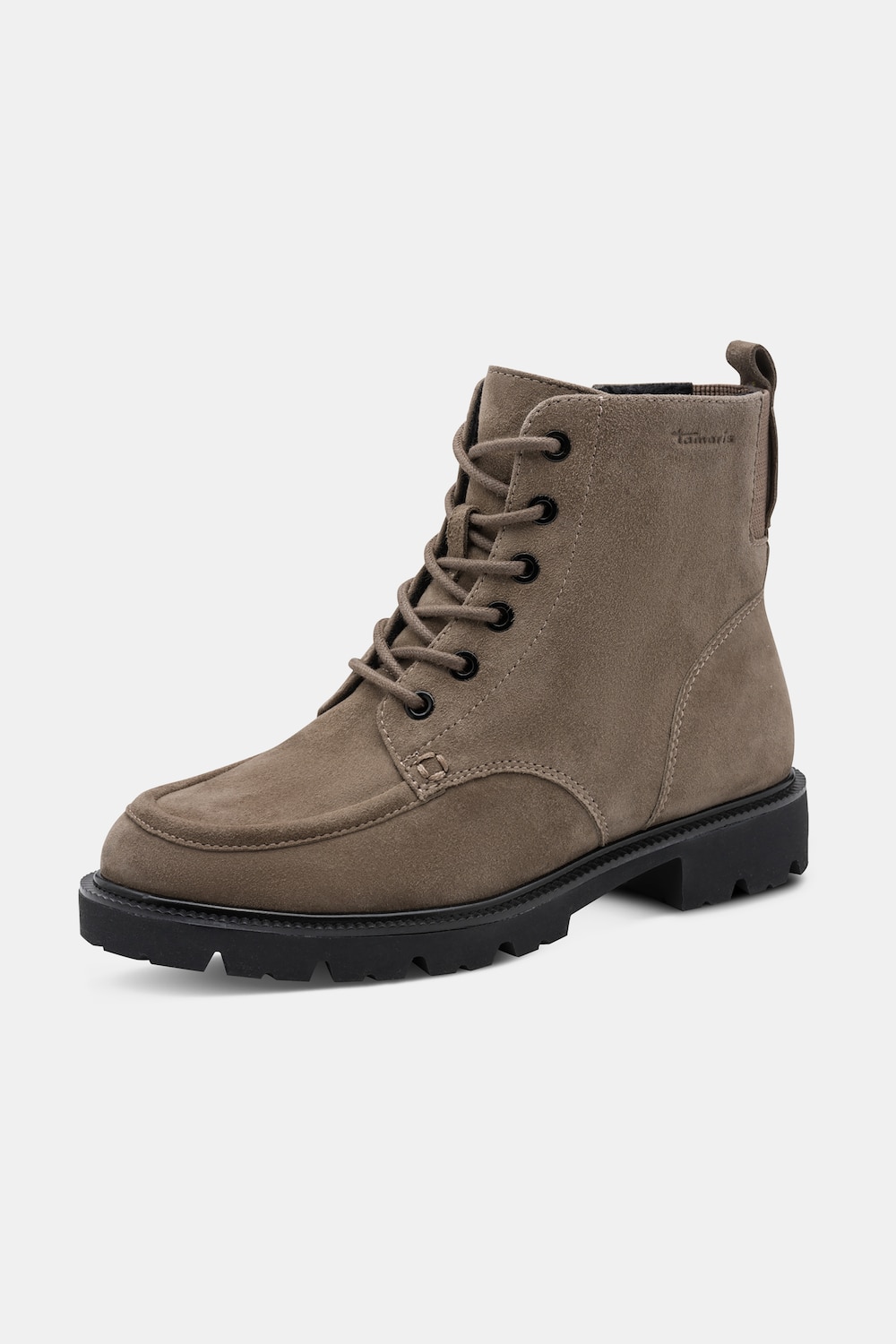 Leder-Boots, Tamaris Comfort, Stretch, Wide Fit
