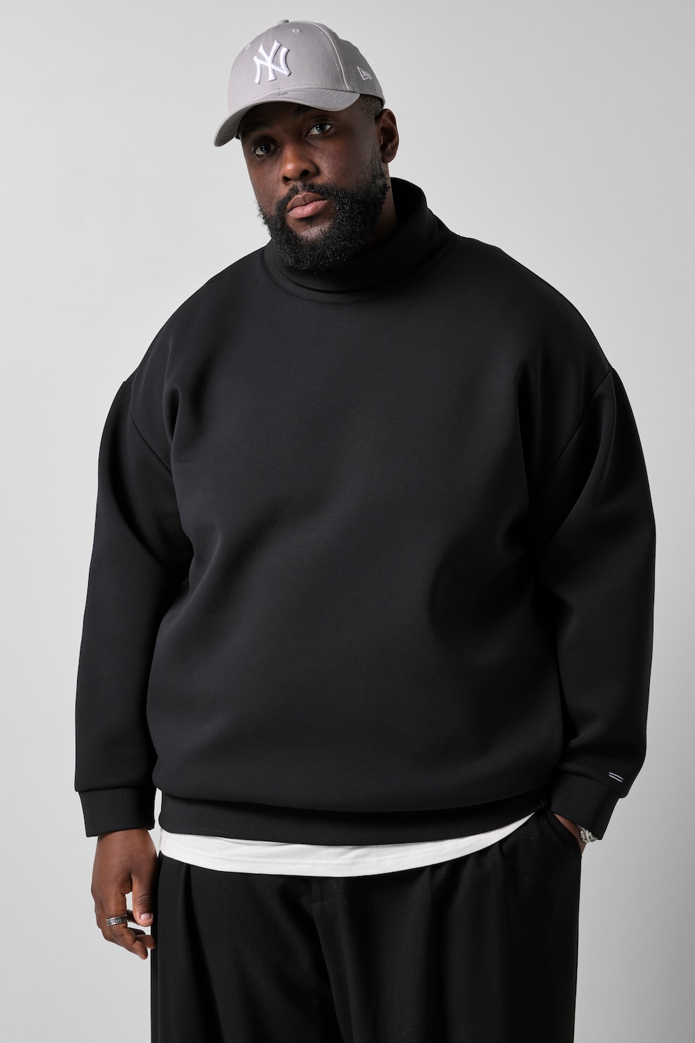 Scuba-Sweatshirt, oversized, bis 8 XL