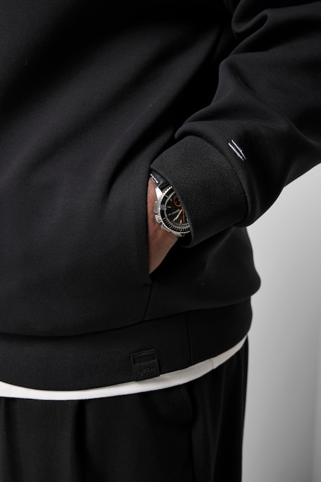 Scuba-Sweatshirt, oversized, bis 8 XL