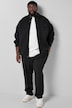 Scuba-Jacke, oversized, Stehkragen, Zipper, bis 8 XL