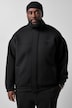 Scuba-Jacke, oversized, Stehkragen, Zipper, bis 8 XL