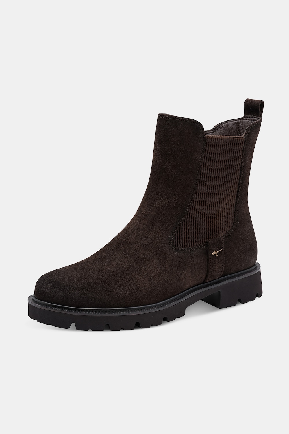 Leder-Chelsea-Stiefeletten, Tamaris Comfort, Wide Fit