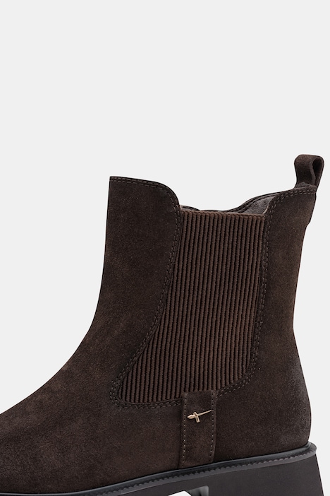 Leder-Chelsea-Stiefeletten, Tamaris Comfort, Wide Fit