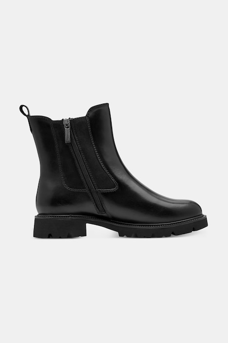 Leder-Chelsea-Stiefeletten, Tamaris Comfort, Wide Fit