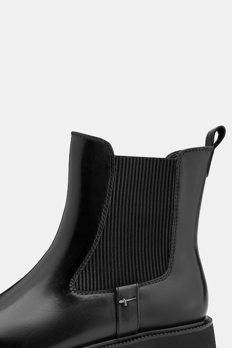 Leder-Chelsea-Stiefeletten, Tamaris Comfort, Wide Fit