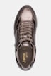 Leder-Sneaker, Jana Softline, Zipper, Ledermix, Weite H
