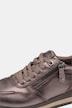 Leder-Sneaker, Jana Softline, Zipper, Ledermix, Weite H