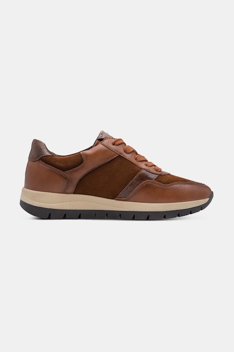 Leder-Sneaker, Jana Softline, wasserdicht, Weite H