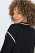 Trui, decoratieve strepen, klassieke stijl, ronde hals, lange mouw