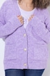 Strickjacke, Wollanteil, kurz, Langarm