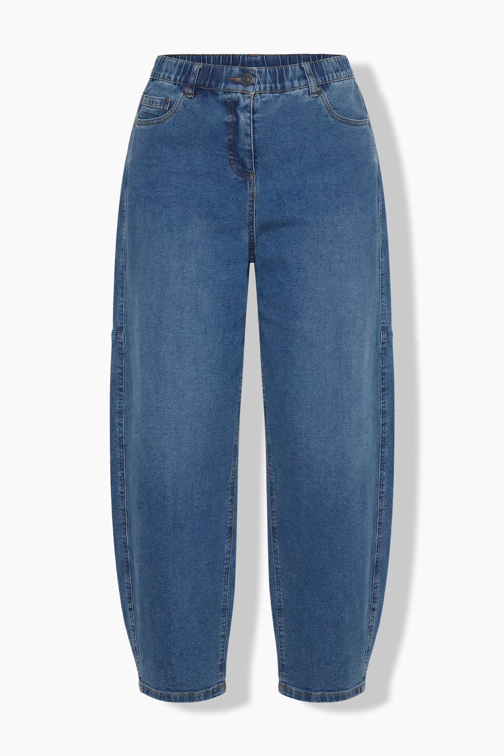 Stora storlekar Mom-jeans, Dam, blå, storlek: 56, Bomull, Ulla Popken