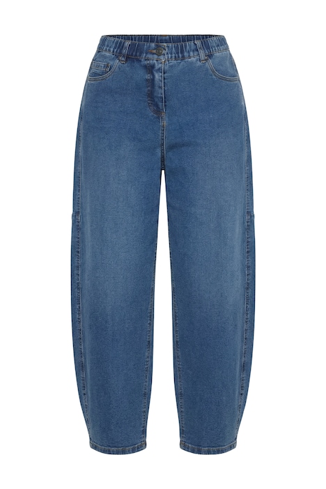 Mom džíny ze strečového denimu, 5kapsový design, komfortní pas
