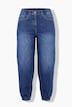 Mom-Jeans, Barrel-Leg, Stretchdenim, 5-Pocket-Style, Komfortbund