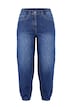 Mom džíny ze strečového denimu, 5kapsový design, komfortní pas