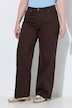 Jean coloré Mary, jambe large, 5 poches et taille confortable