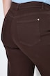 Jean coloré Mary, jambe large, 5 poches et taille confortable