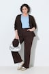 Jean coloré Mary, jambe large, 5 poches et taille confortable