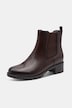 Leder-Chelseaboots, Jana Softline, Elastikeinsatz, Weite H
