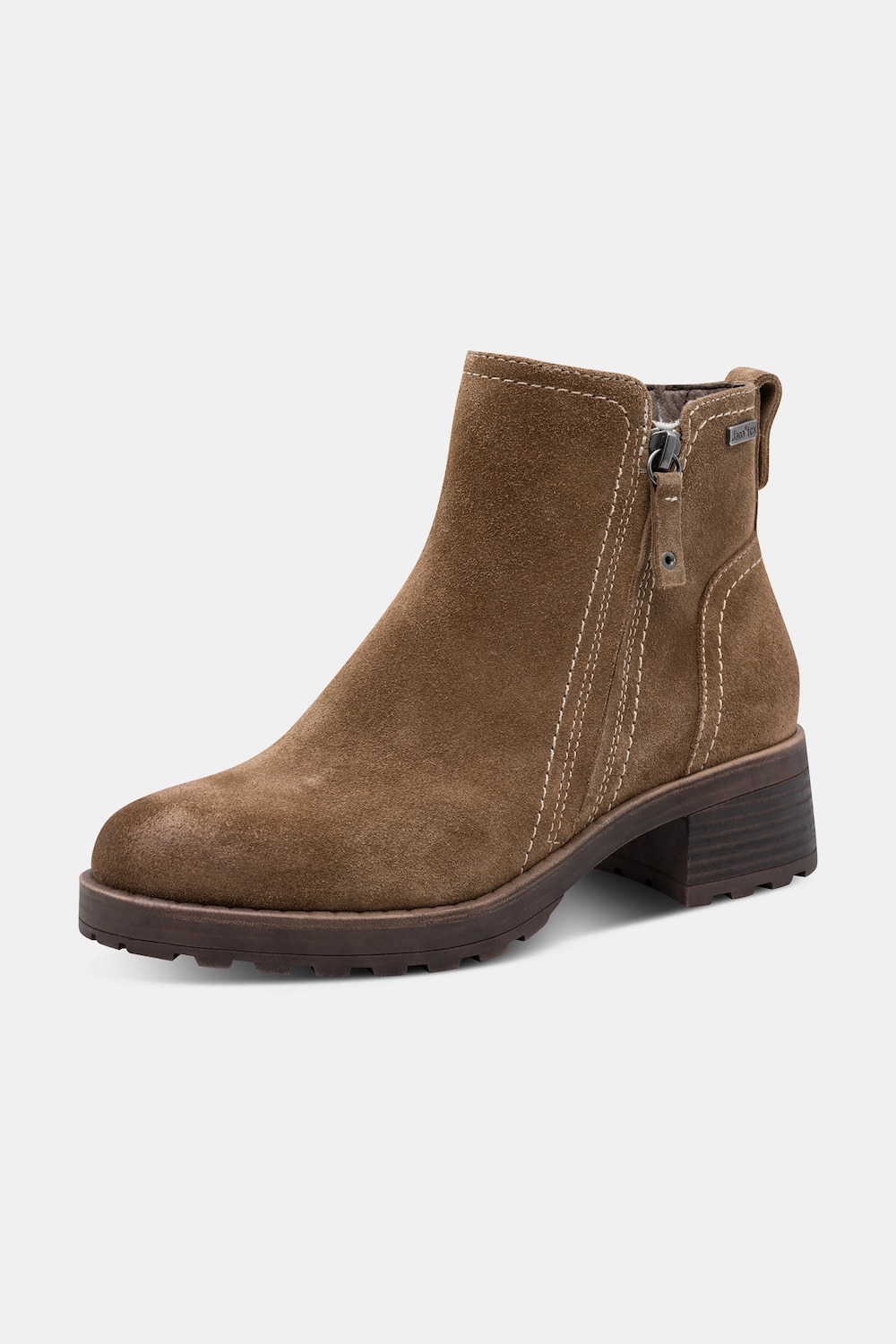 Leder-Stiefeletten, Jana Softline, wasserdicht, Weite H