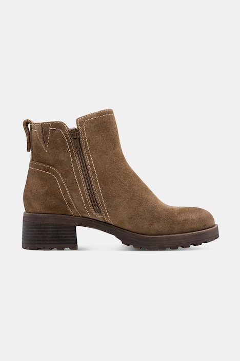 Leder-Stiefeletten, Jana Softline, wasserdicht, Weite H