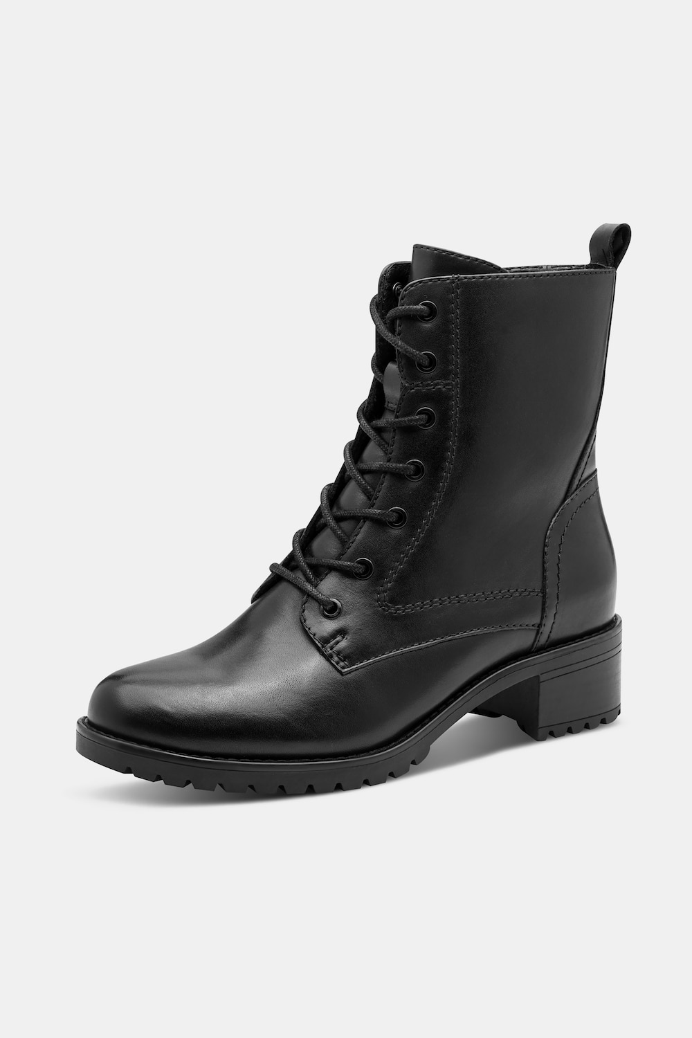 Leder-Stiefeletten, Jana Softline, Nappaleder, Weite H