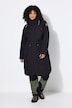 Long-Funktionsjacke, wasserdicht, Kapuze, Windfang