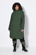 Long-Funktionsjacke, wasserdicht, Kapuze, Windfang