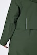 Long-Funktionsjacke, wasserdicht, Kapuze, Windfang