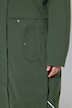 Long-Funktionsjacke, wasserdicht, Kapuze, Windfang