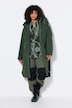 Long-Funktionsjacke, wasserdicht, Kapuze, Windfang