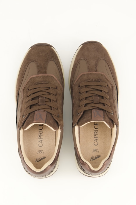 Caprice Leder-Sneaker, Wechselfußbett, Weite H