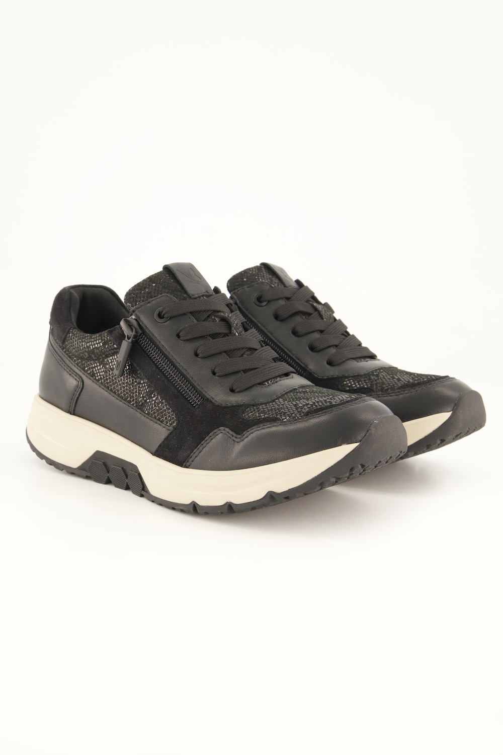 Caprice Leder-Sneaker, Wechselfussbett, Weite H