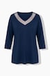 Pyjama, Mesh, V-Ausschnitt, 3/4-Arm