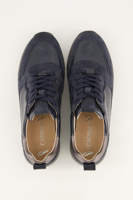 Caprice Leder-Sneaker, Wechselfußbett, Weite H