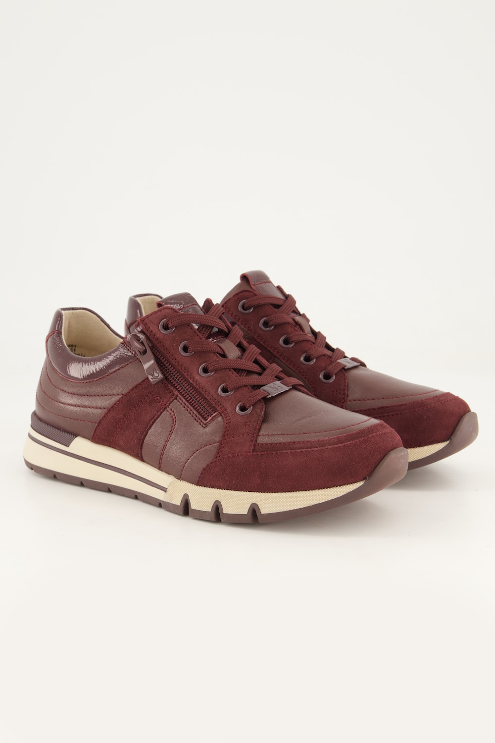 Caprice Leder-Sneaker, Wechselfußbett, Weite H