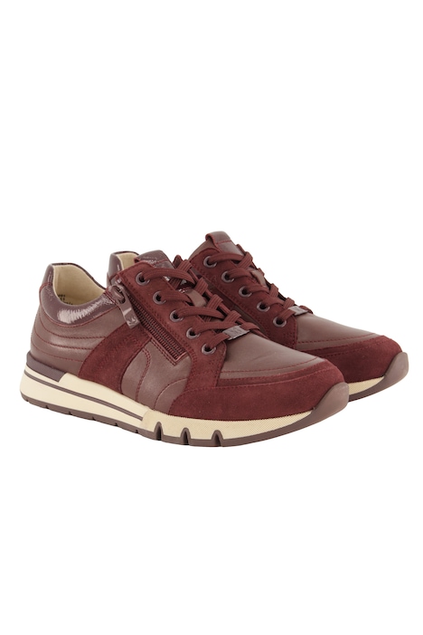 Caprice Leder-Sneaker, Wechselfußbett, Weite H