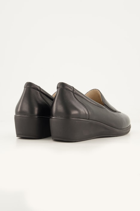 Caprice Leder-Mokassins, Wechselfußbett, Weite G