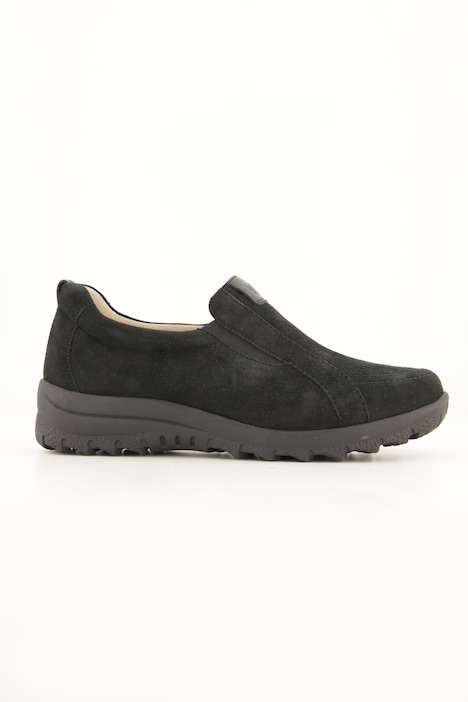 Caprice Leder-Slipper, Wechselfußbett, Weite K