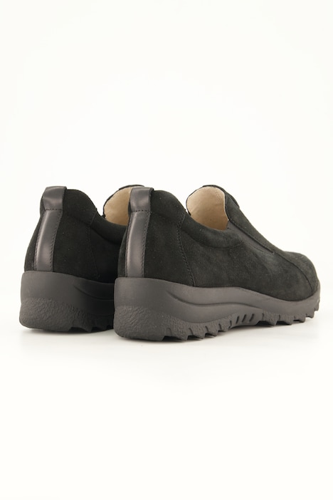 Caprice Leder-Slipper, Wechselfußbett, Weite K