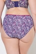 Midi-Slips, 5er-Pack, Paisley/einfarbig