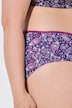 Midi-Slips, 5er-Pack, Paisley/einfarbig